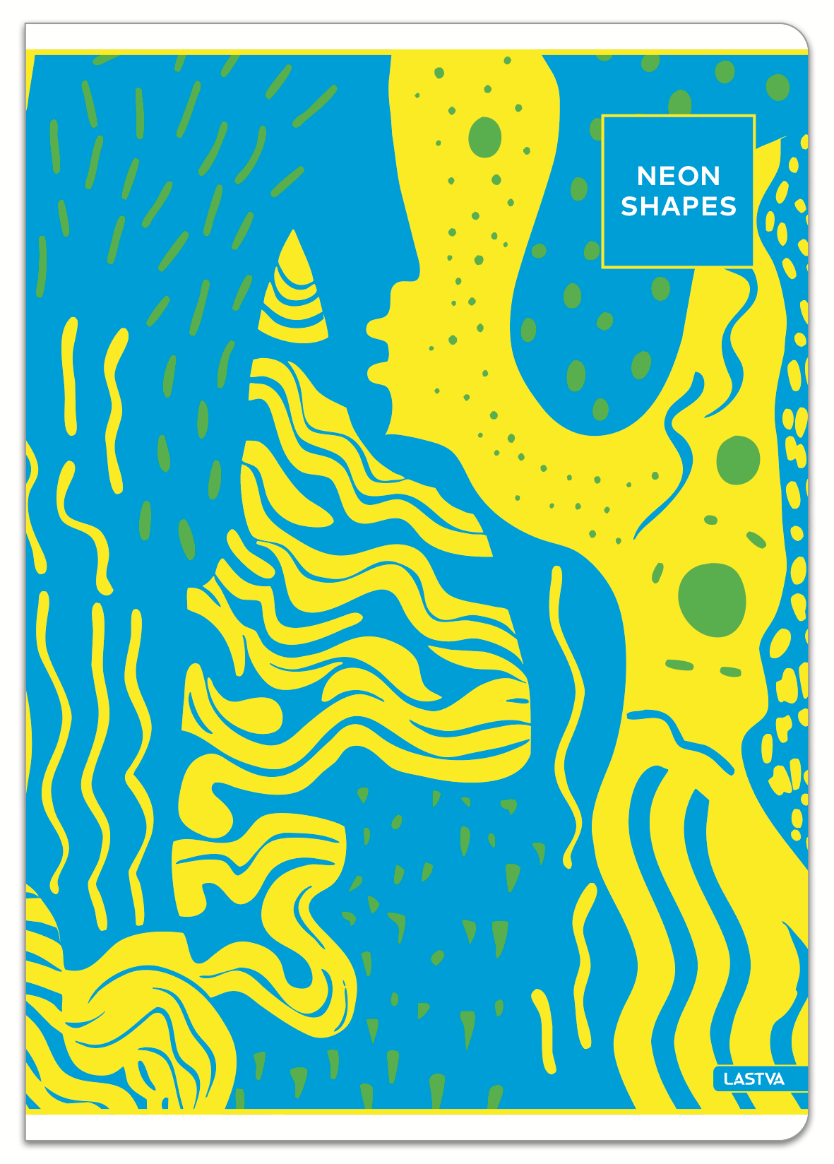 SVESKA A5 LINIJA NEON SHAPES (više dezena) - Knjižara Riznica Beograd